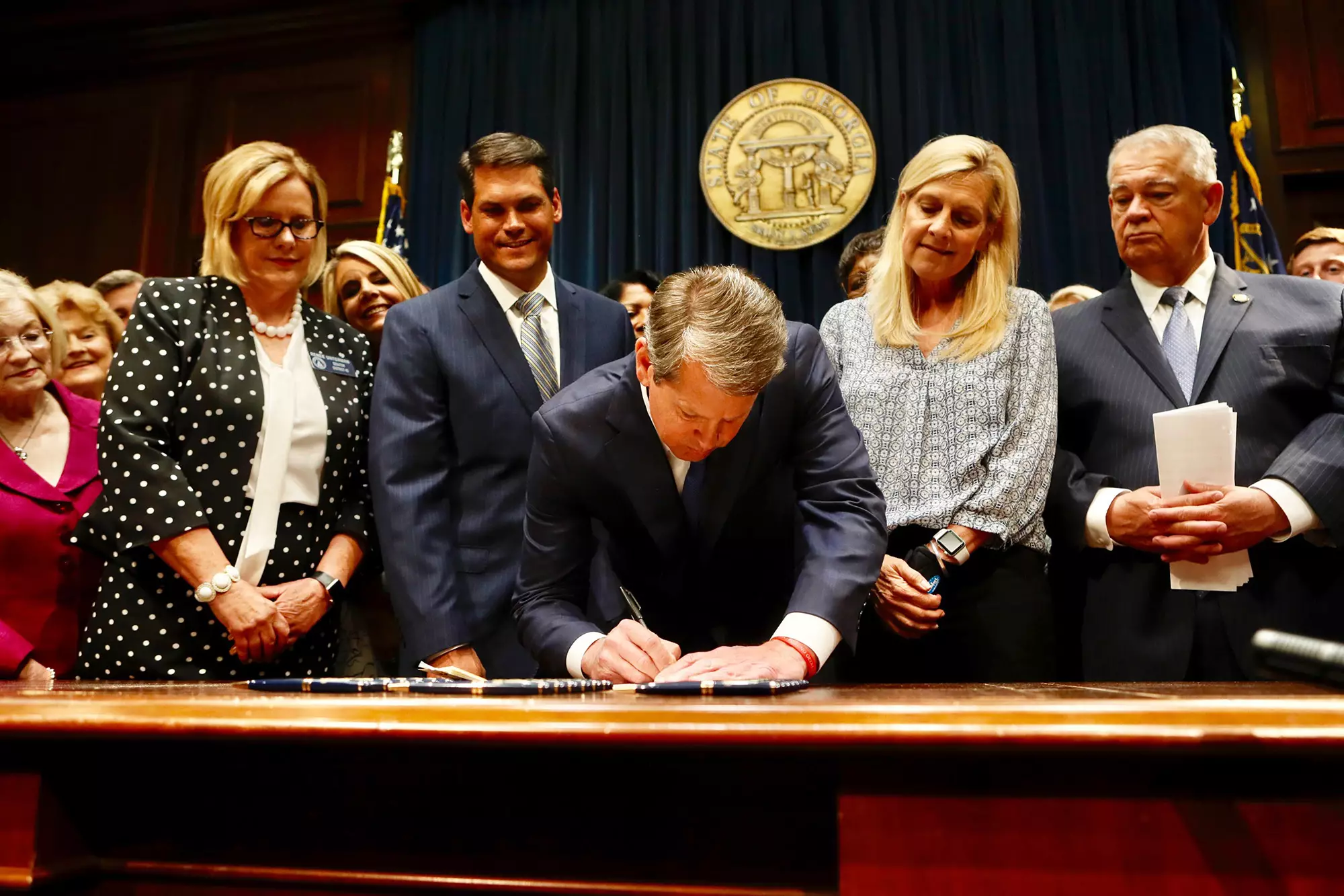Brian Kemp signed the controversial bill earlier this month.