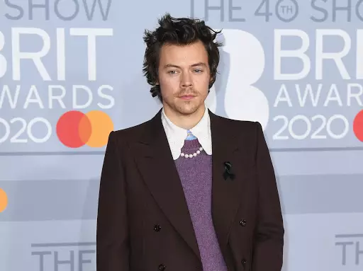 Harry Styles, pictured here at the 2020 Brit Awards, is one of four scents of famous men available (