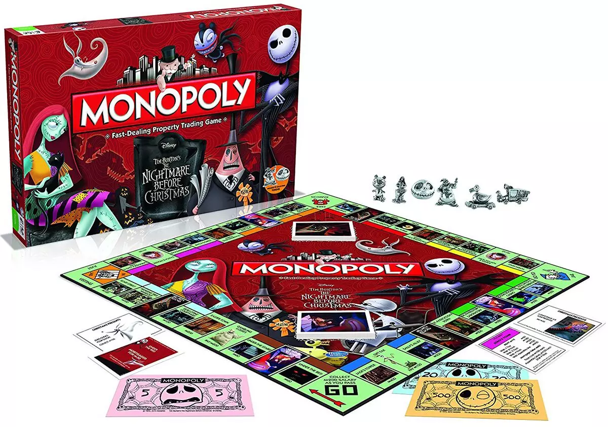 'The Nightmare Before Christmas' Monopoly game costs £34.99 on Amazon (