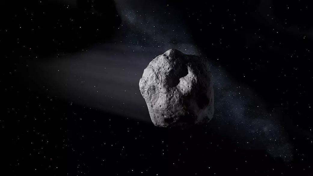 How an asteroid might usually look.
