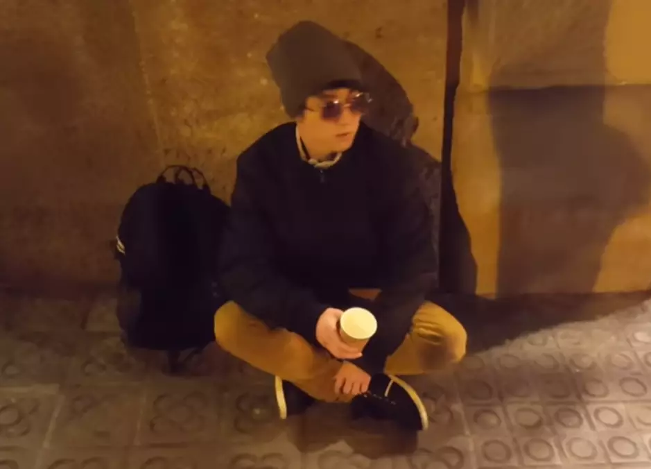 Mr Ren uploaded another video of him begging on the streets for 48 hours.