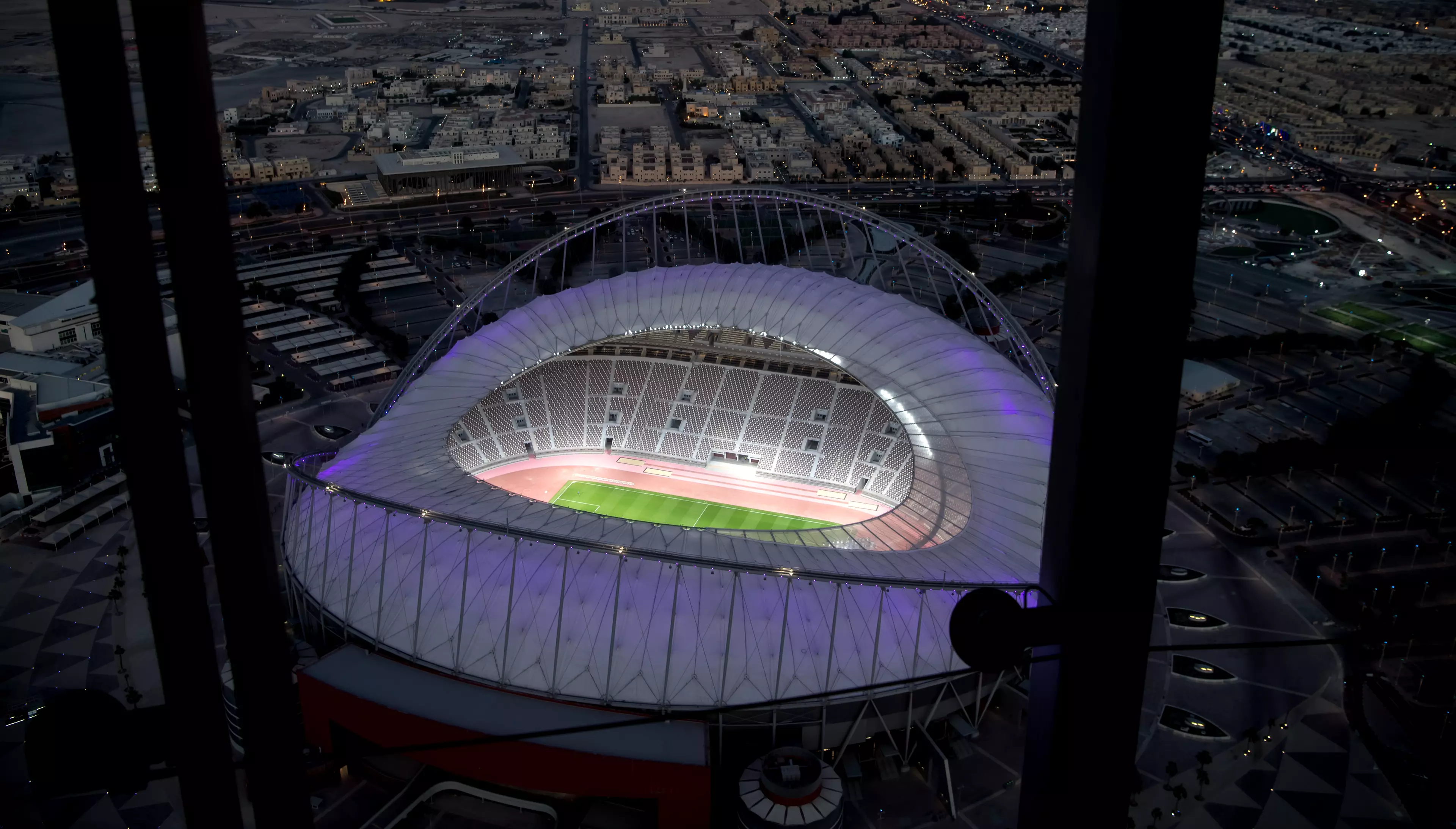 The Khalifa International Stadium in Doha. Image: PA Images