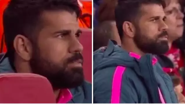 Watch: Diego Costa Is Typically Angry On The Bench