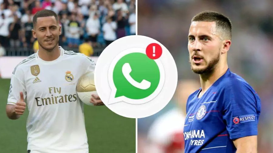 Eden Hazard Said Goodbye To His Chelsea Teammates, Then Left The Whatsapp Group