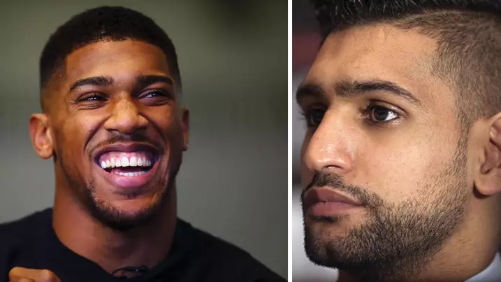 Anthony Joshua Has Responded To Amir Khan's Claims