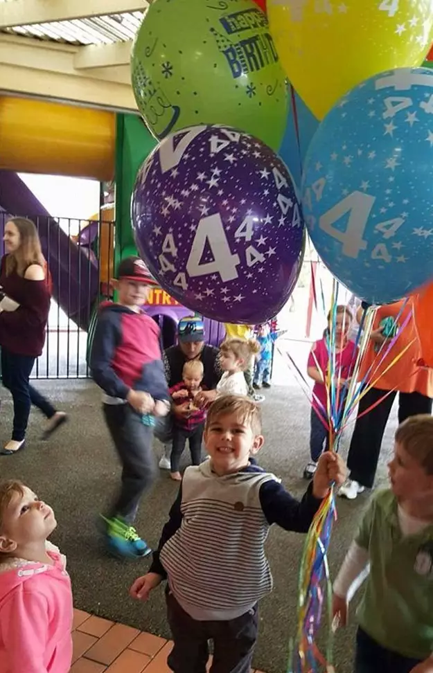 Children Celebrate With Lad Who Was Stood Up On His Birthday