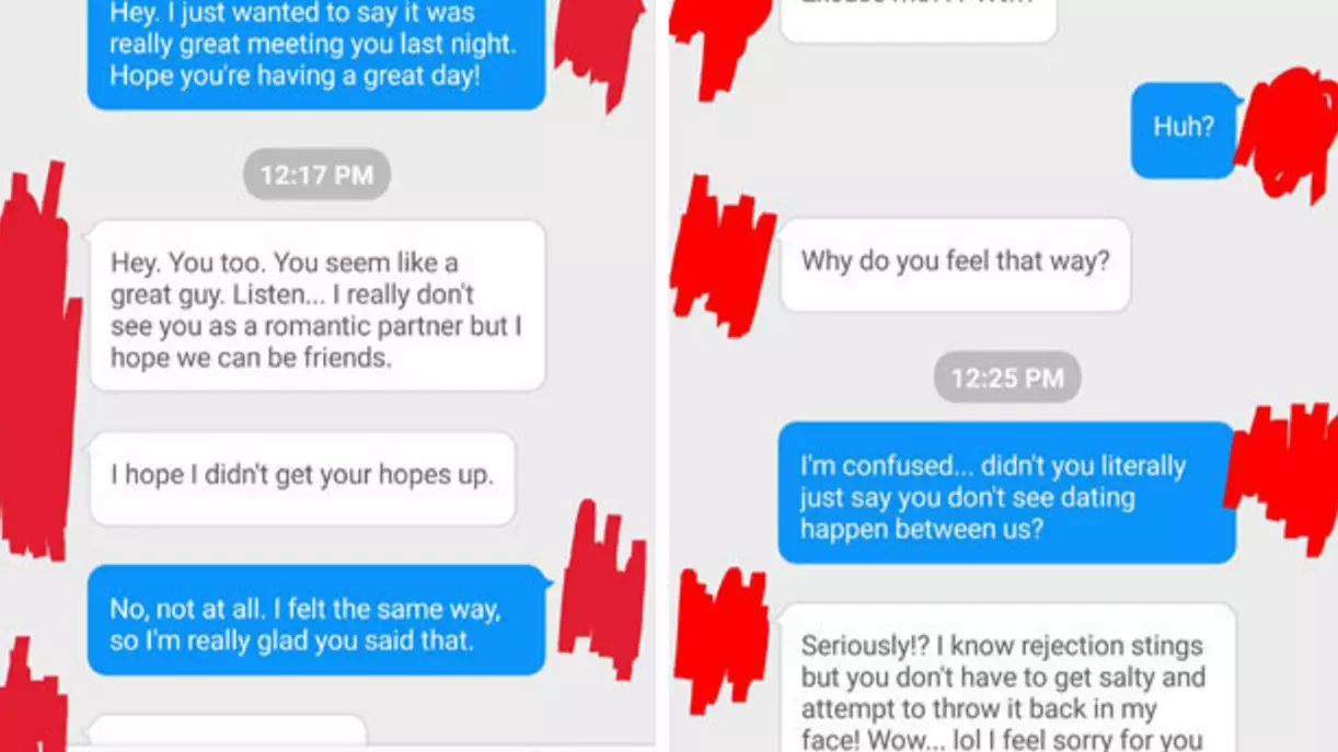 This Woman Rejected A Tinder Date And Went Crazy At Him