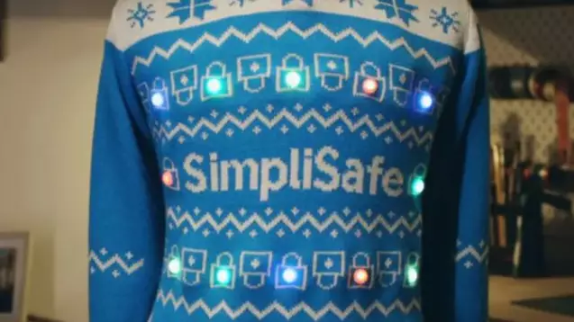 Christmas Jumper Makes Sure People Are Socially Distancing 