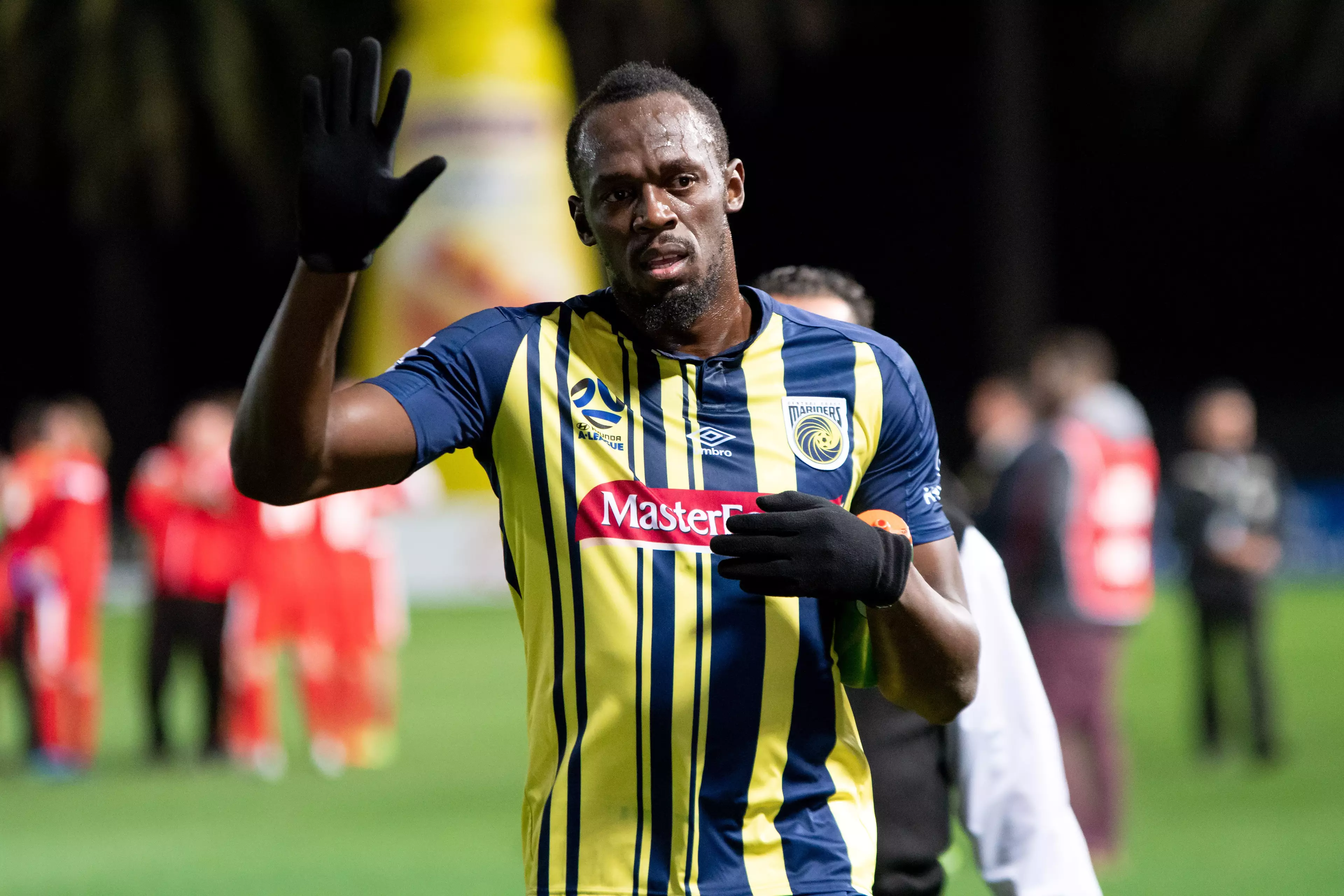 Usain Bolt could yet turn up for United. Image: PA Images