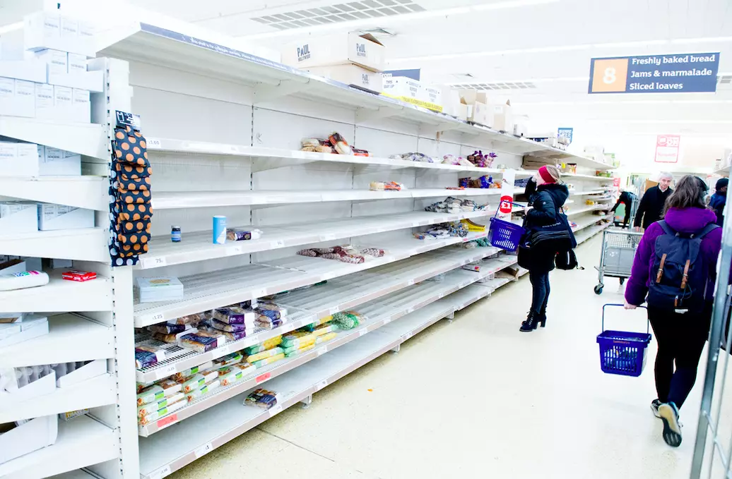 The supermarket has also introduced restrictions on certain products (
