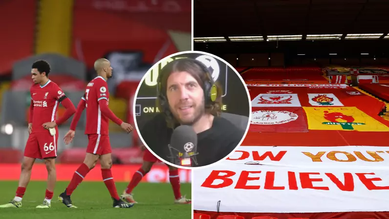 Liverpool Fan Blames The Colour Of The Seat Coverings For Horrendous Anfield Form