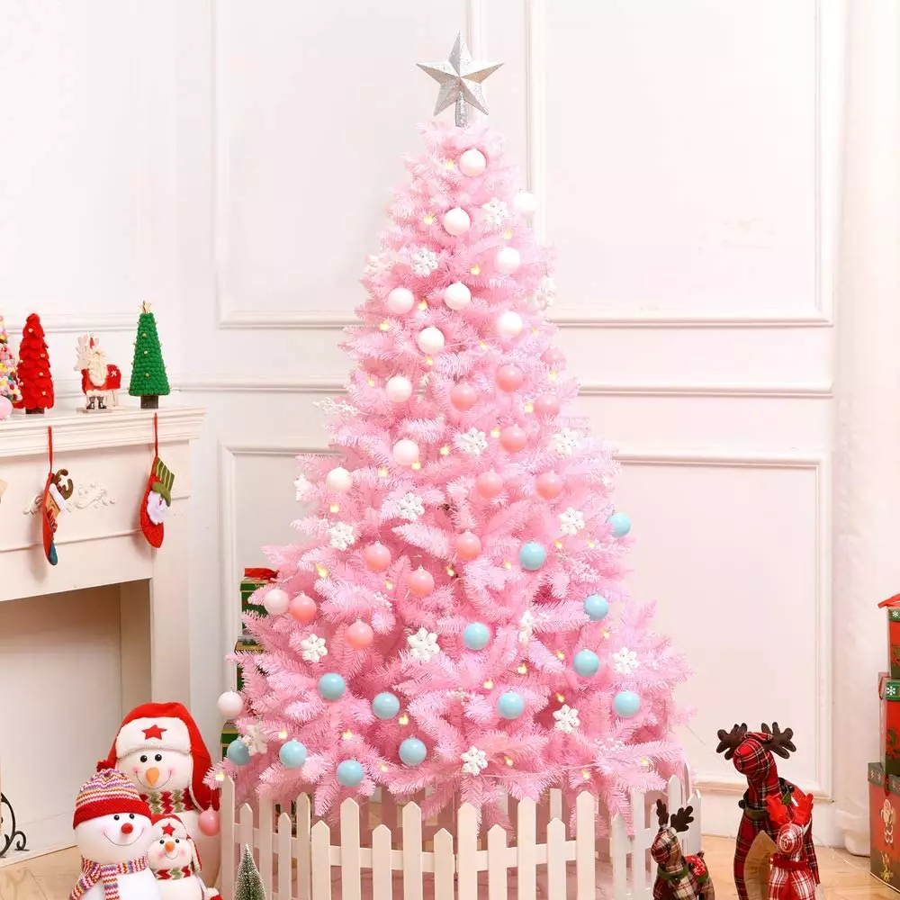 VEYLIN 6ft Christmas Tree 700 Tips Artificial Tree, £28.99 (