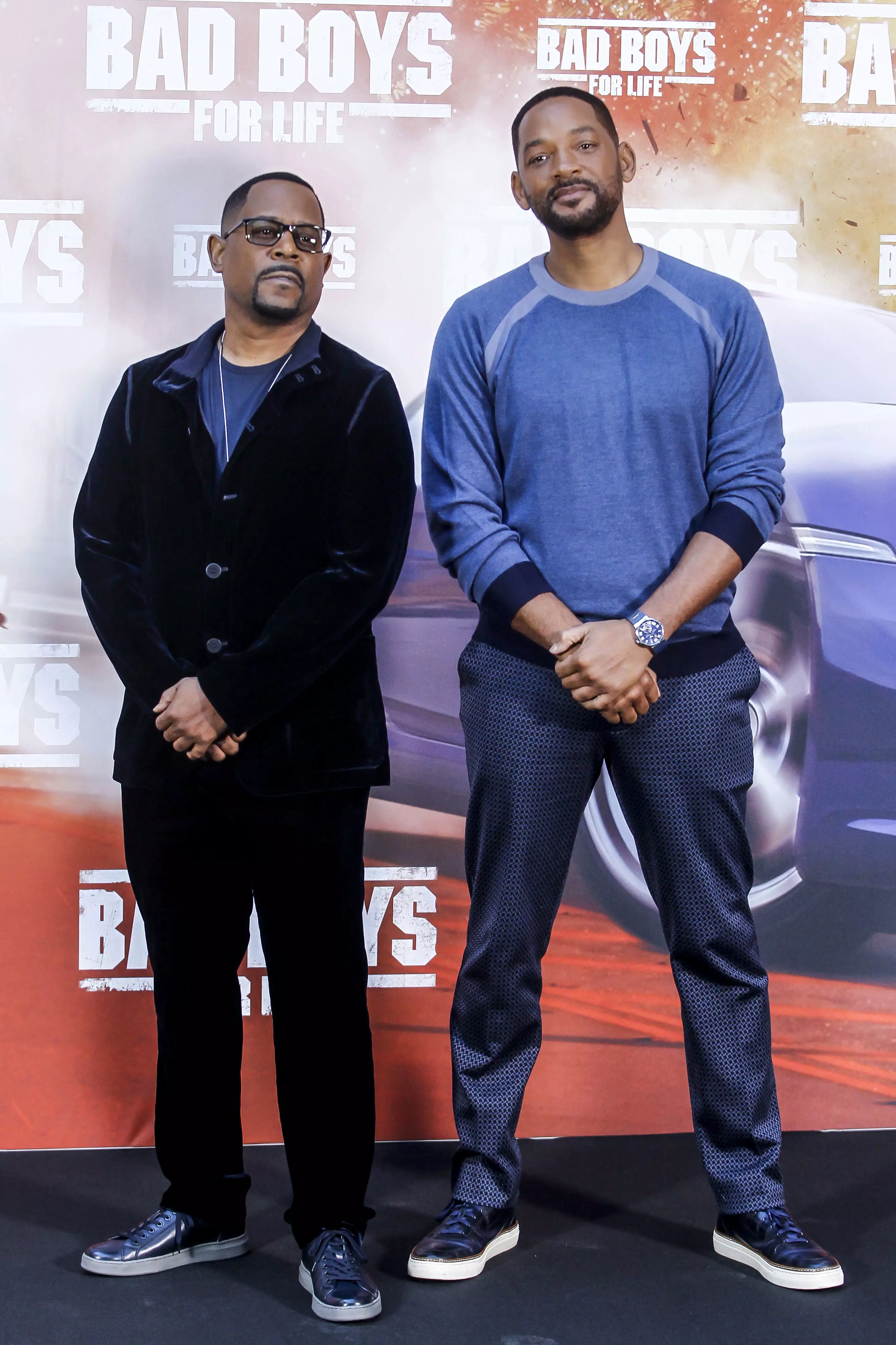 Will Smith and Martin Lawrence at Bad Boys for Life photocall.