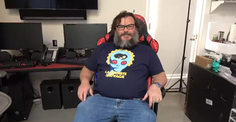 Jack Black launches his new YouTube channel.