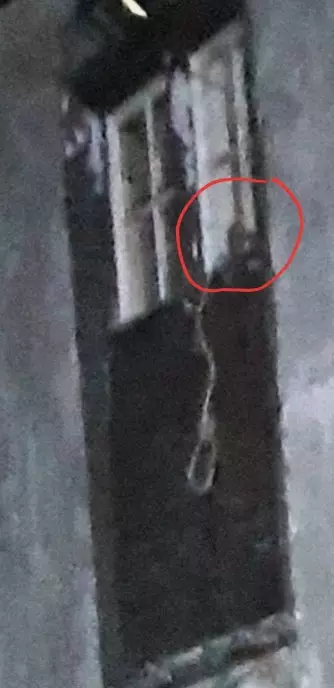 Ghost hunters reckon they've captured an otherworldly image of a ghost near a noose.