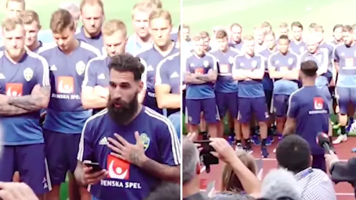 Sweden Squad Say 'F*ck Racism' In Message To Trolls After Jimmy Durmaz Suffers Abuse