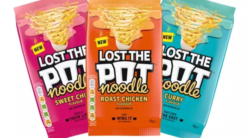 Pot Noodle Launch New Range Without Pots 