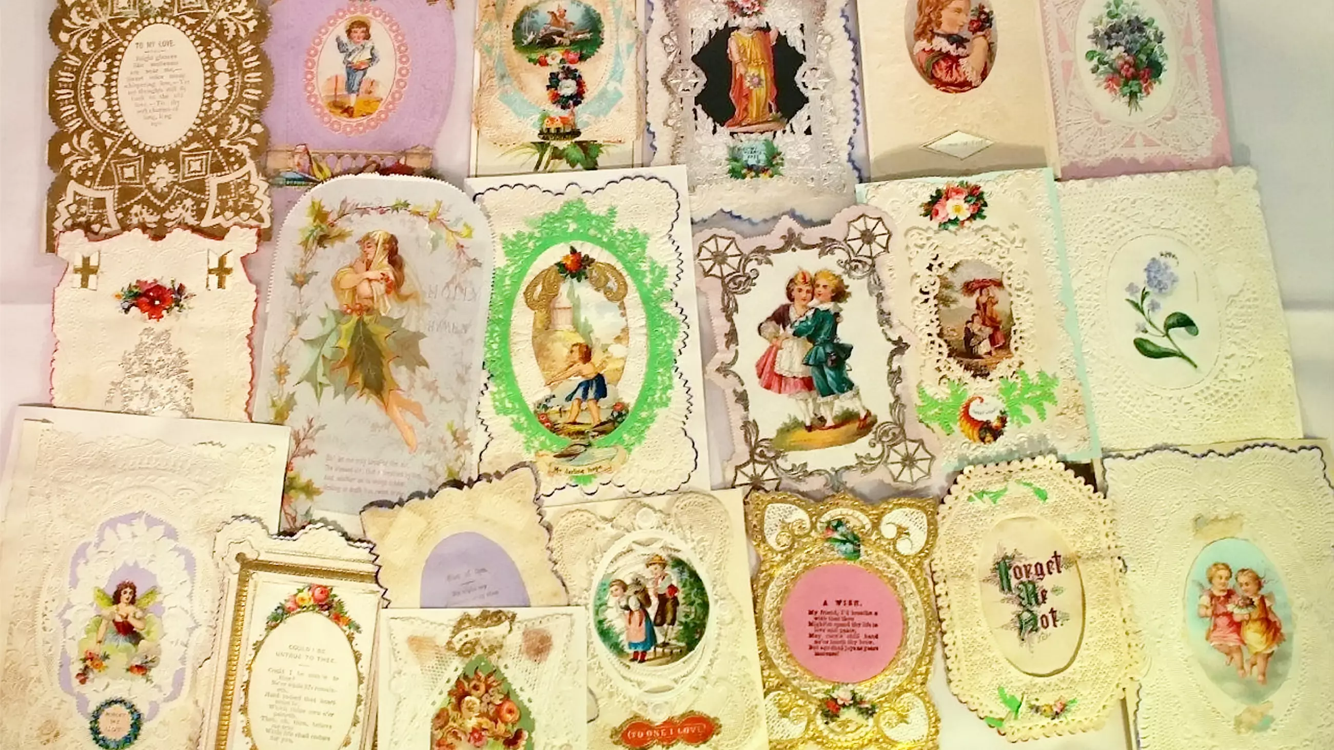 Victorian Valentine's Day Cards Found In Shoebox Give Lesson's In Romance
