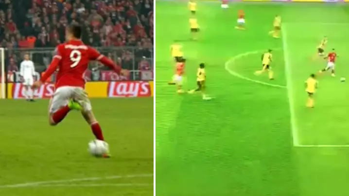 WATCH: Robert Lewandowski Takes The Piss With Sublime Back Heel Assist