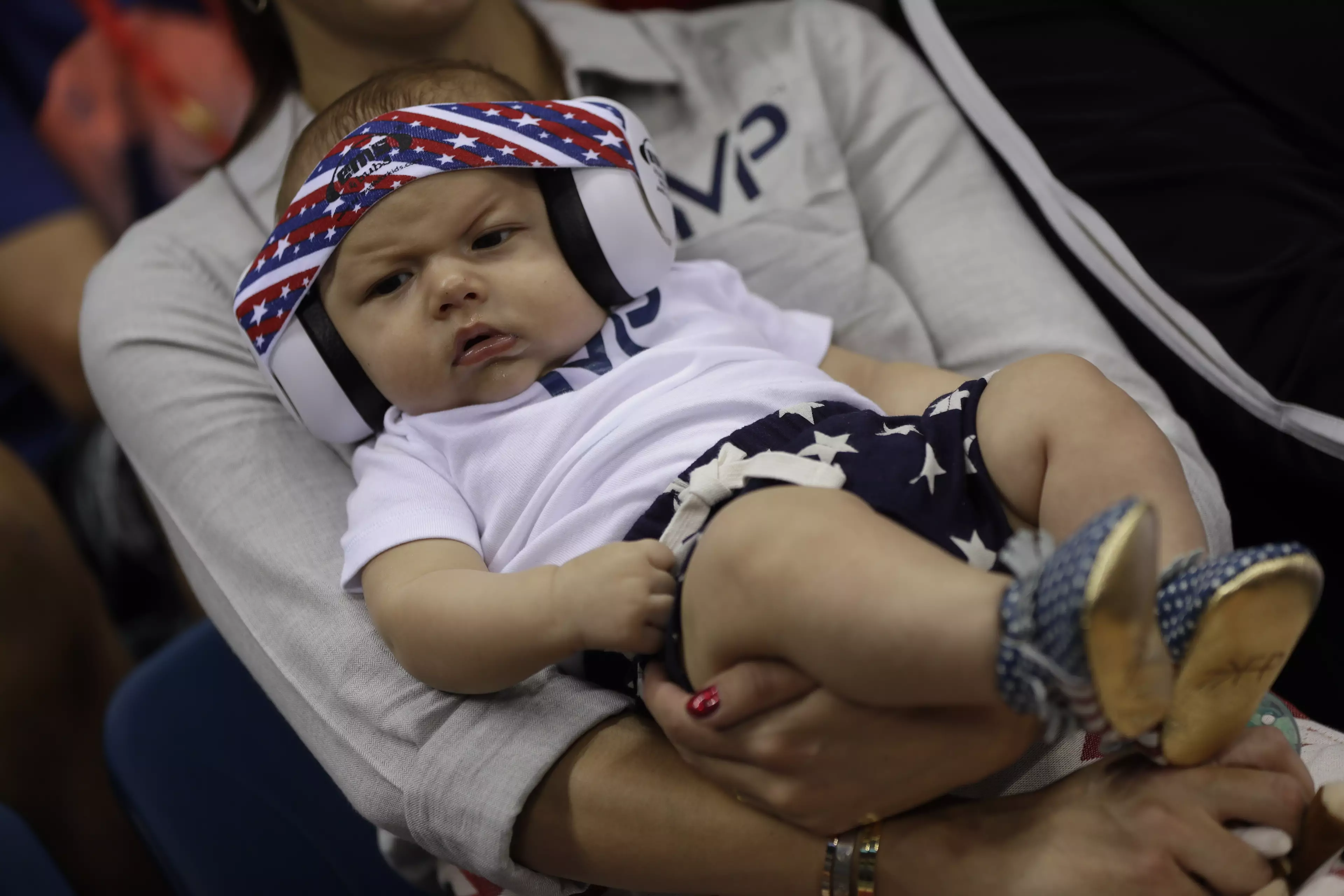 Boomer Phelps Wearing Earmuffs Steals The Show At The Olympics