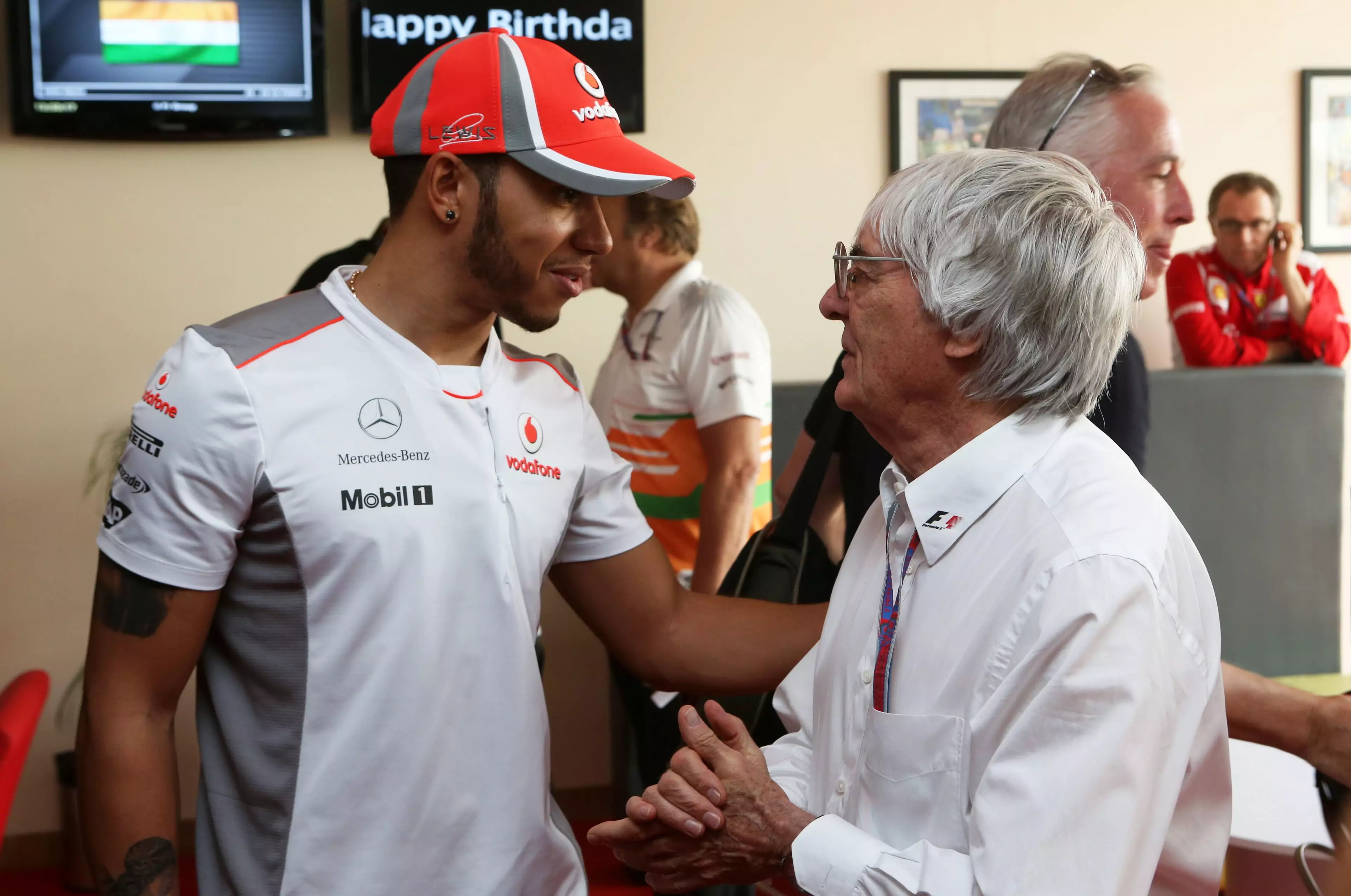 Lewis Hamilton has hit out at former Formula One boss Bernie Ecclestone.