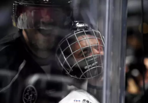 Justin Bieber Got Crushed Into Some Glass During A Game Of Hockey