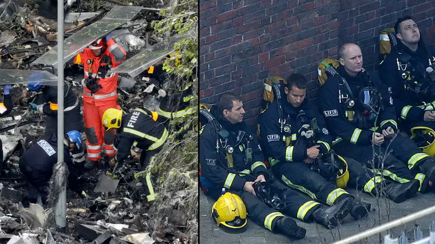 Firefighter Leaves Heartbreaking Tribute To Grenfell Tower Victims