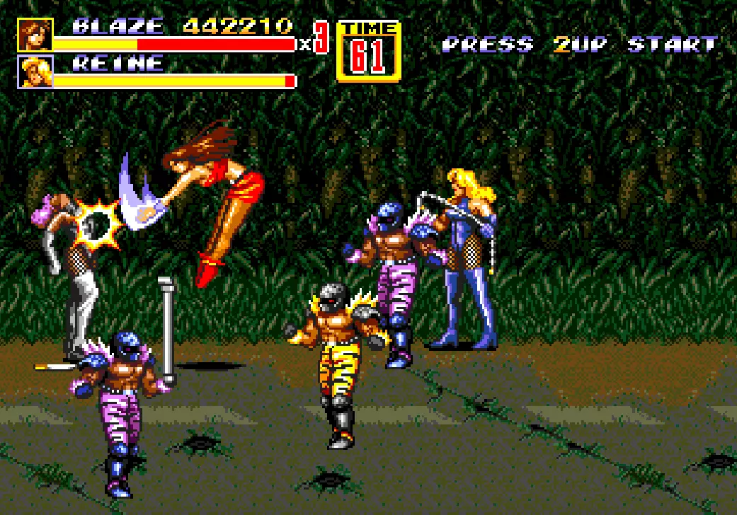 Blaze whooping ass in Streets of Rage 2 /