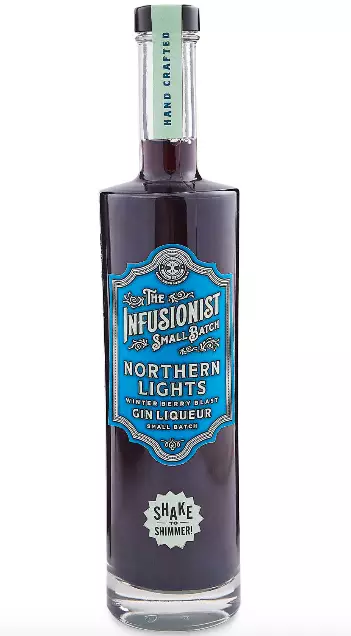 The Northern Lights gin features fruity undertones (