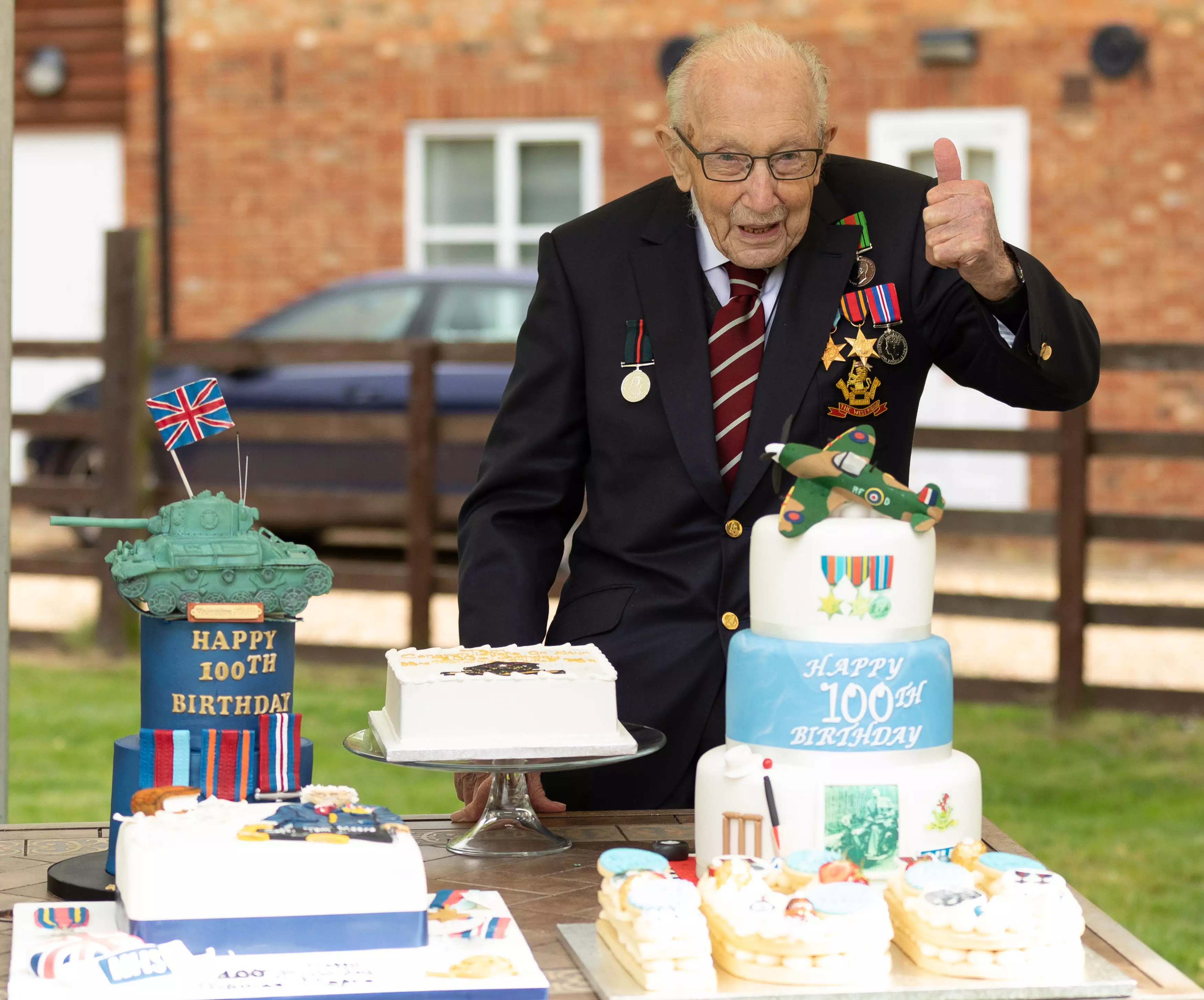Captain Tom celebrated his 100th birthday back in May (