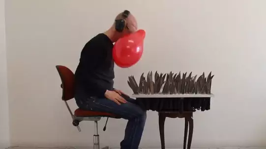 Knife-Balloon Artist's Creation Has Turned Against Him