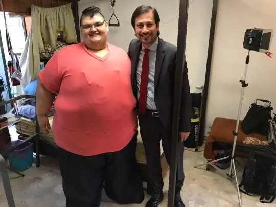 Juan Pedro Franco, formerly the 'World's Most Obese Man'.
