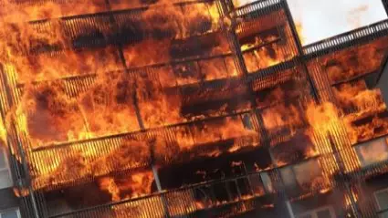 Huge Fire Breaks Out At Block Of Flats In London