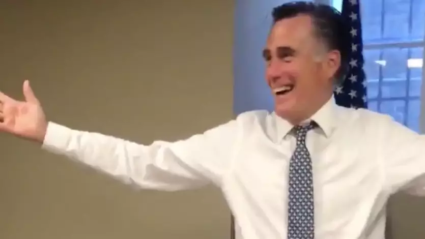 Former US Presidential Candidate Mitt Romney Baffles The Internet After Blowing Out Birthday Candles