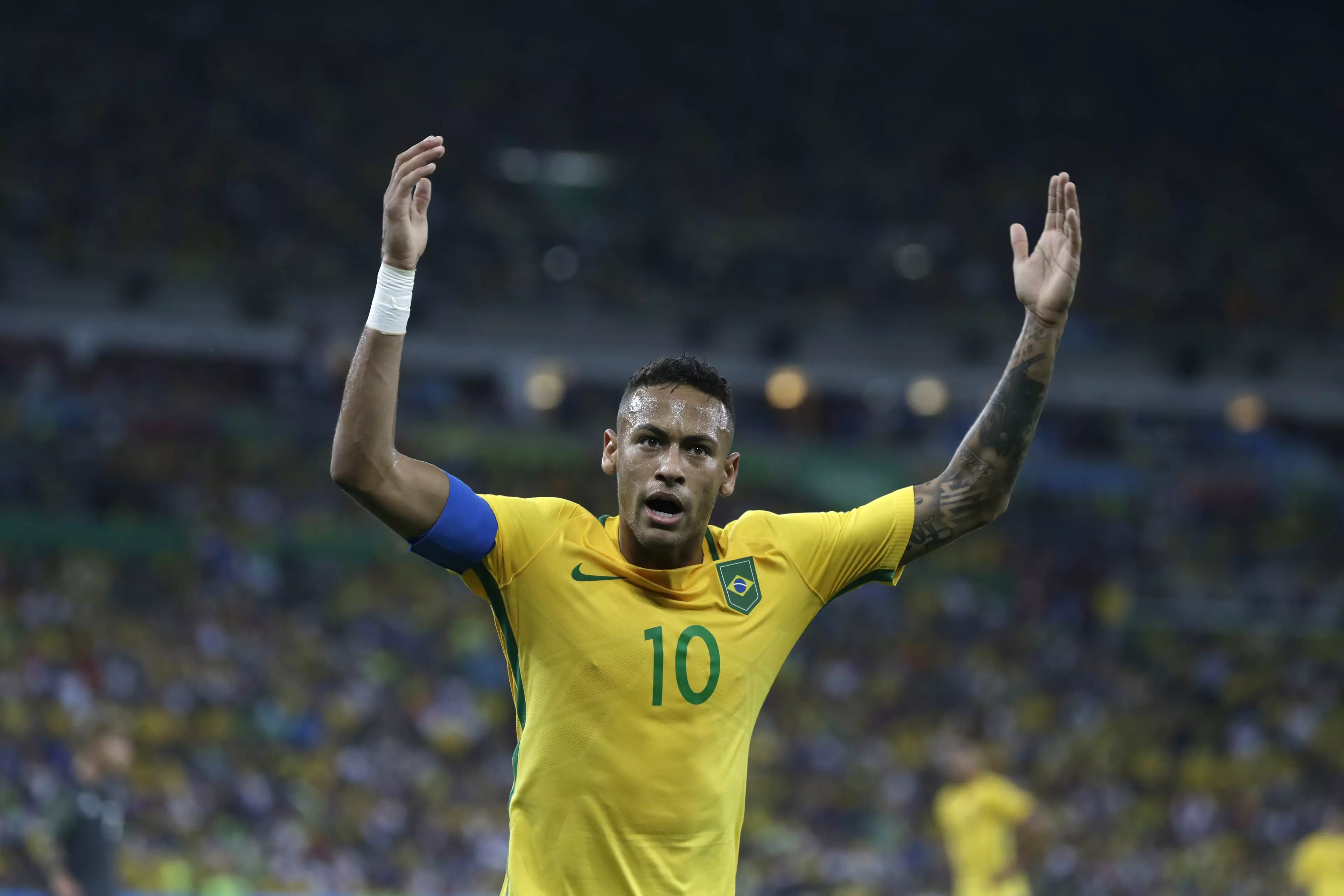 Neymar is the joint most valuable player at the World Cup. Image: PA Images