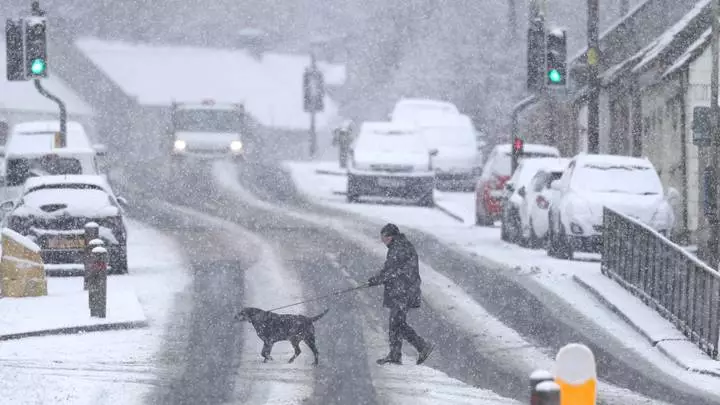 Snow is set to batter most of Greater Manchester (
