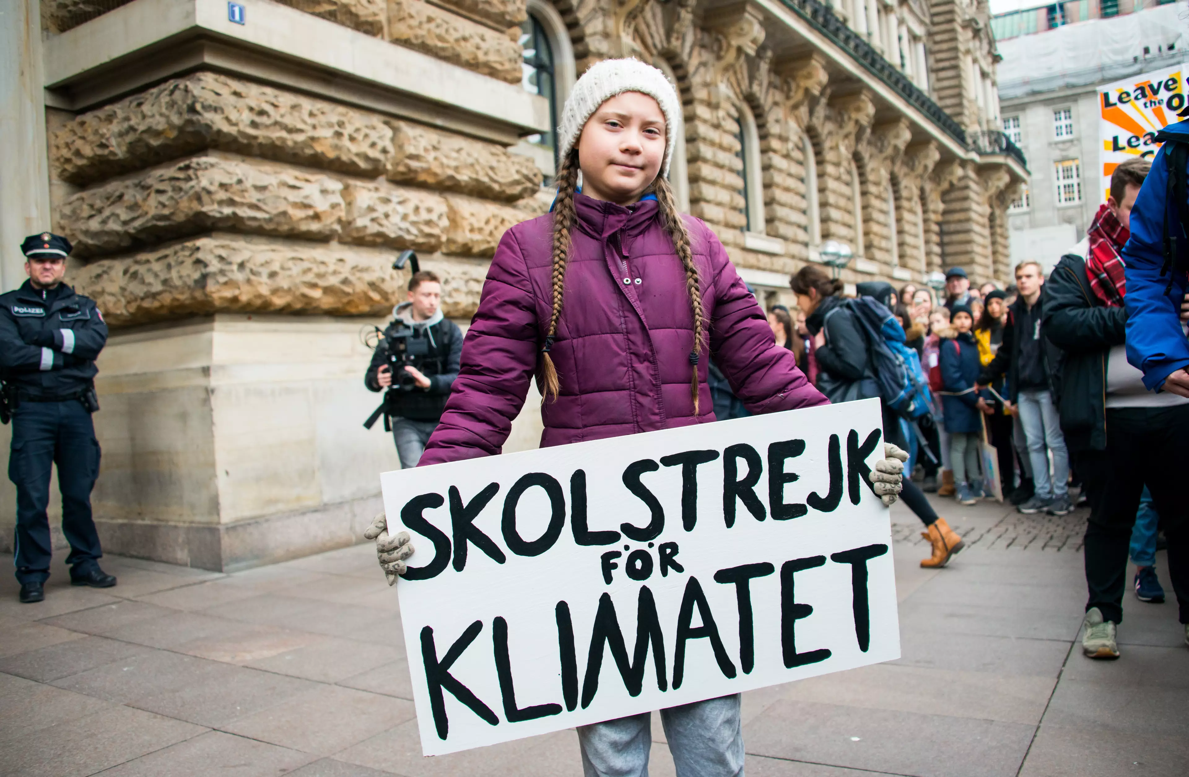 At just 16-years-old, Greta is a climate change activist.