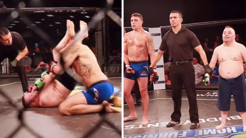 UFC Fighter Willingly Takes "L" On His Record To Give Man With Down Syndrome An Incredible Moment