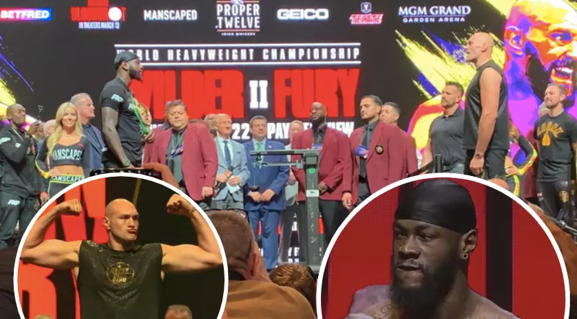 Both Tyson Fury And Deontay Wilder Weigh In Heavier For Upcoming Rematch 