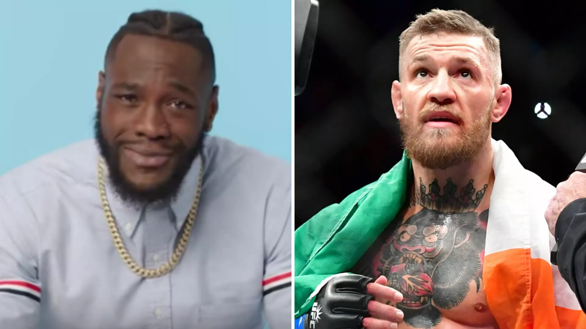 Deontay Wilder Reacts To A Potential Crossover Fight With Conor McGregor