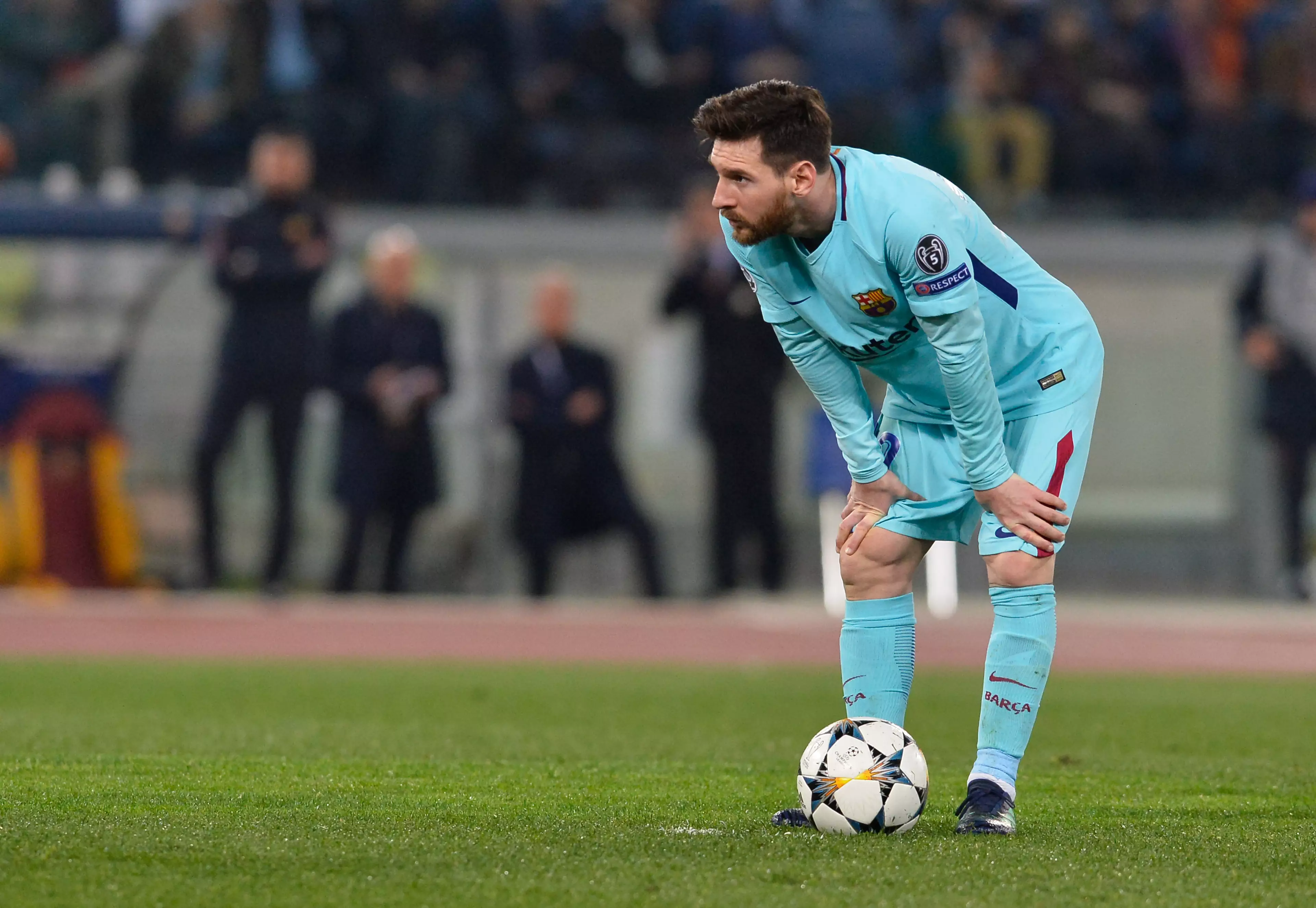 Roma left Messi shell shocked. Image: PA Images 
