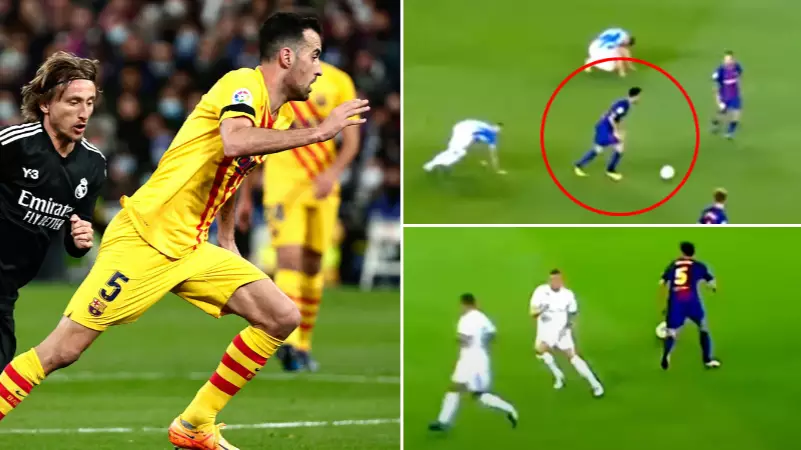 Video Shows Why There's No Point Even Trying To Press Sergio Busquets