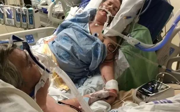 Couple Hold Hands As They Say Their Final Goodbye In Hospital