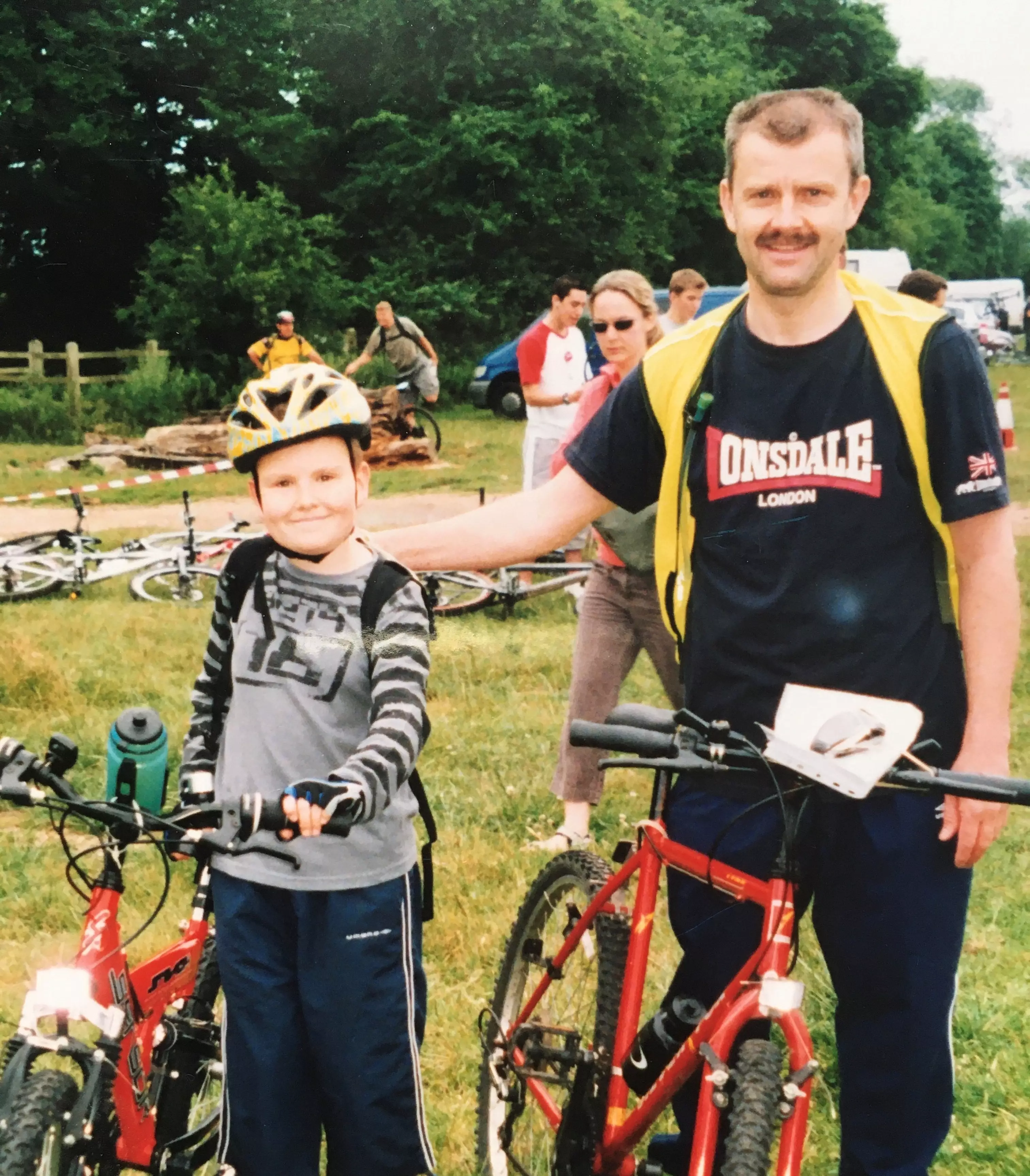 Before his diagnosis, he loved being active with his children.