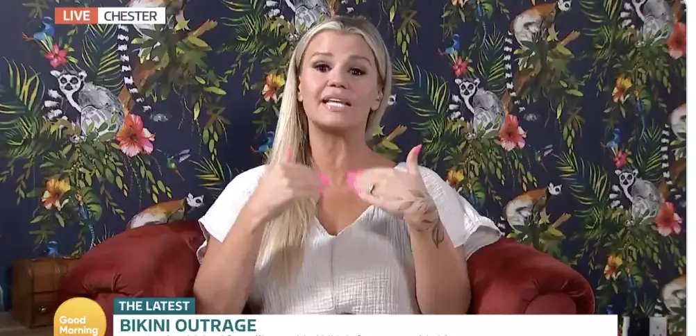 Kerry Katona was angry over the issue (