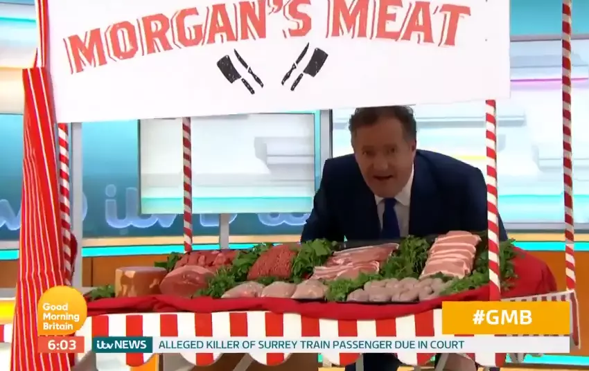 Piers was disgusted with Greggs vegan sausage roll.