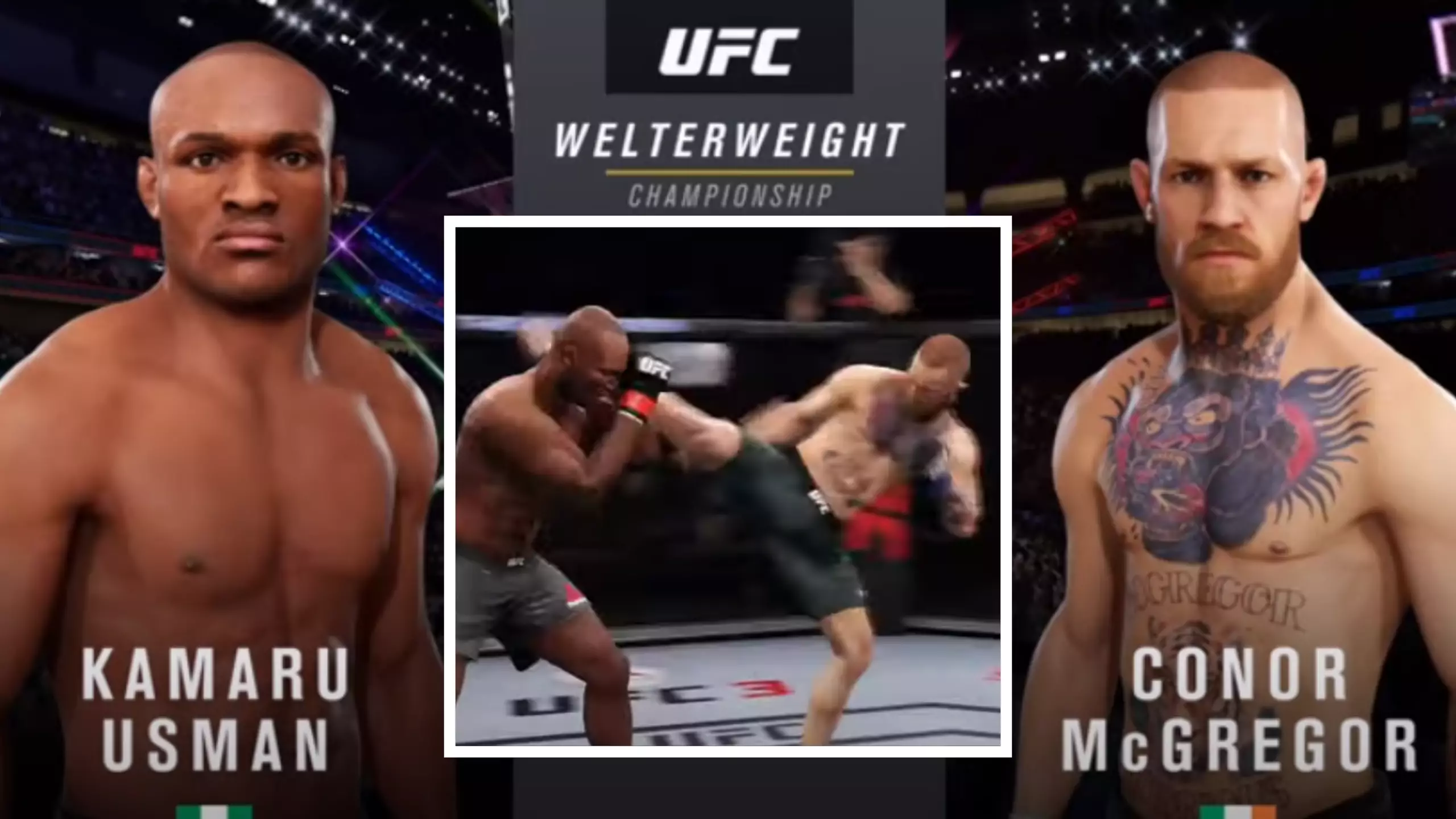 YouTuber’s Simulation For Conor McGregor vs Kamaru Usman Ends With A Shocking Submission
