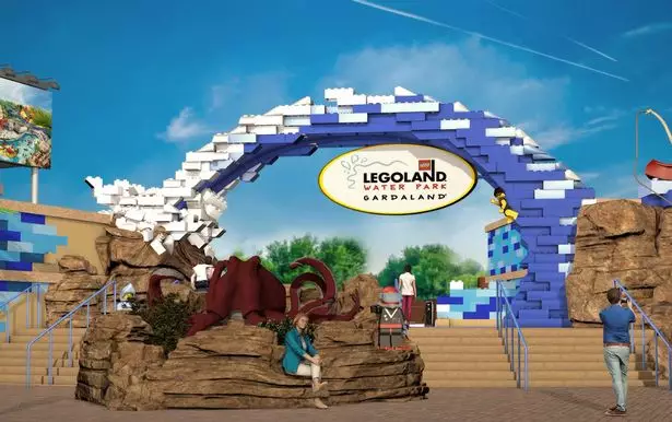 The Gardaland Legoland water park will open next summer.