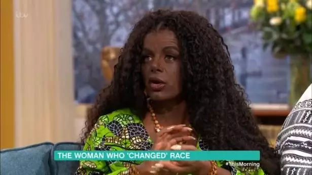 Martina Big identifies as a black woman.