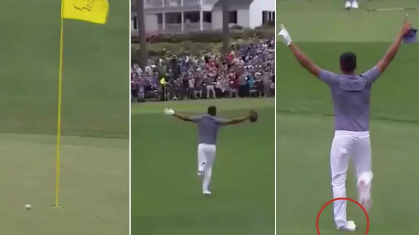 Tony Finau Sinks Hole-In-One, Snaps His Ankle While Celebrating, Then Pops It Back In